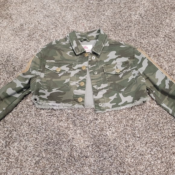 Girls camo jacket - Picture 2 of 5